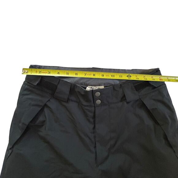 Spyder Snow Pants Men's M Black Insulated Nylon Ski Trousers Water Resistant - Picture 5 of 13